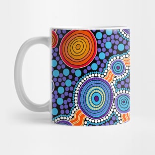 Aboriginal Art - The Journey 2 Mug